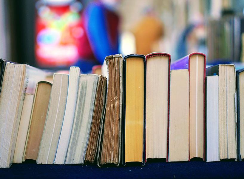 books on a shelf